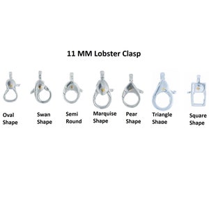 925 Sterling Silver 11 MM Lobster Clasps, Chain Connector, Lobster Claw Clasp, Jewelry Findings, WHOLESALE CLASP, Necklace