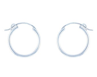 Silver Hoops, Hoop Earrings Silver, 25MM Hoops, Little Hoops, Minimalist Earrings, Medium Size Hoops, Mini Hoop Earrings, Silver Jewelry