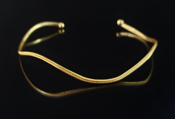 【chieko+】wave bangle　gold chieko+】wave bangle gold chieko+】wave bangle gold