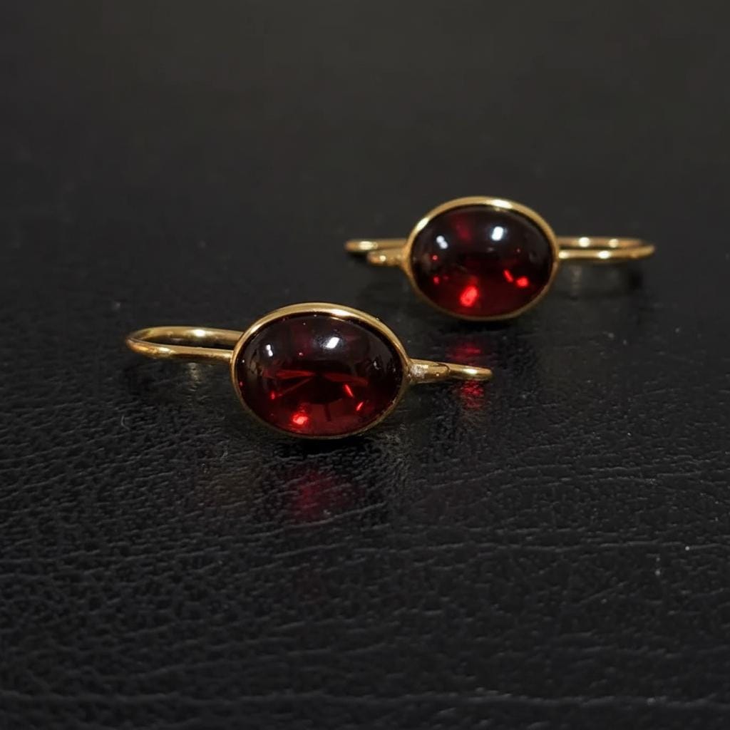 Orecchini pendenti in argento sterling con pietra preziosa di Orecchini pendenti in argento sterling con pietra preziosa di