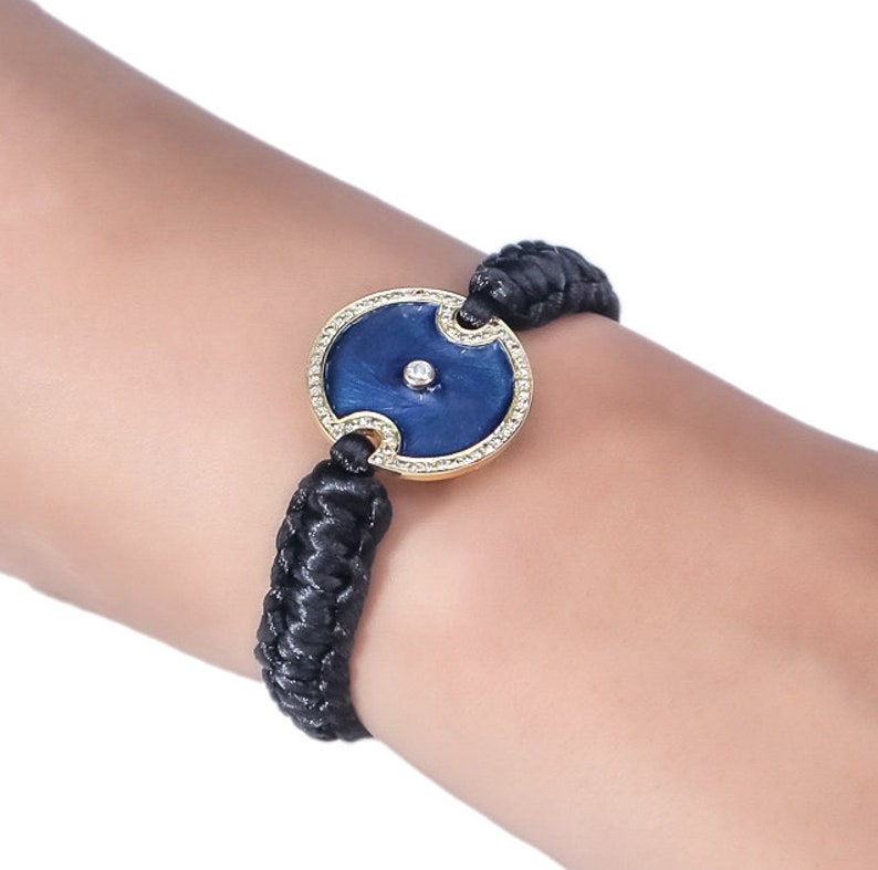 18K Gold Enamel Thread Bracelet Enamel Bracelet Connectors Etsy