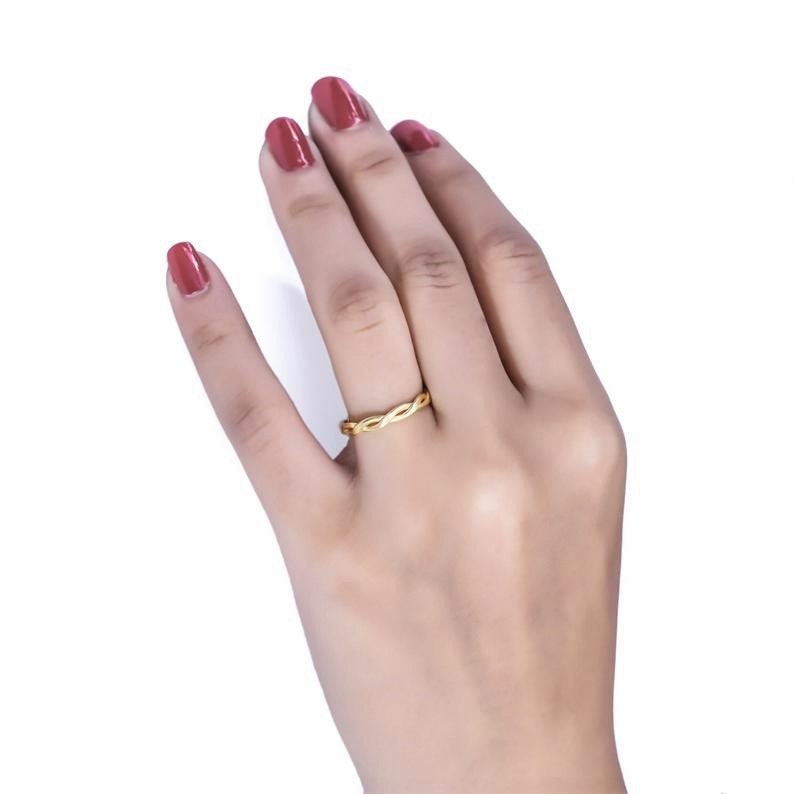 Stunning 18k gold vermeil Tiara Rings, Handmade Gold Vermeil Princess Ring, 14k Gold Vermeil Crown Ring, Gold Vermeil, Queen Ring, Sweet 16 image 8