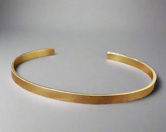 Buy Handmade Gold Vermeil Bangle: 925 Silver Stacking Jewelry