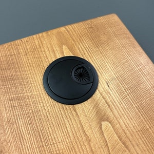 Add On 60mm Hole for Cable Management Grommet Compatible Wireless Charger Purchase when you place an order for one of our desks With Black Grommet