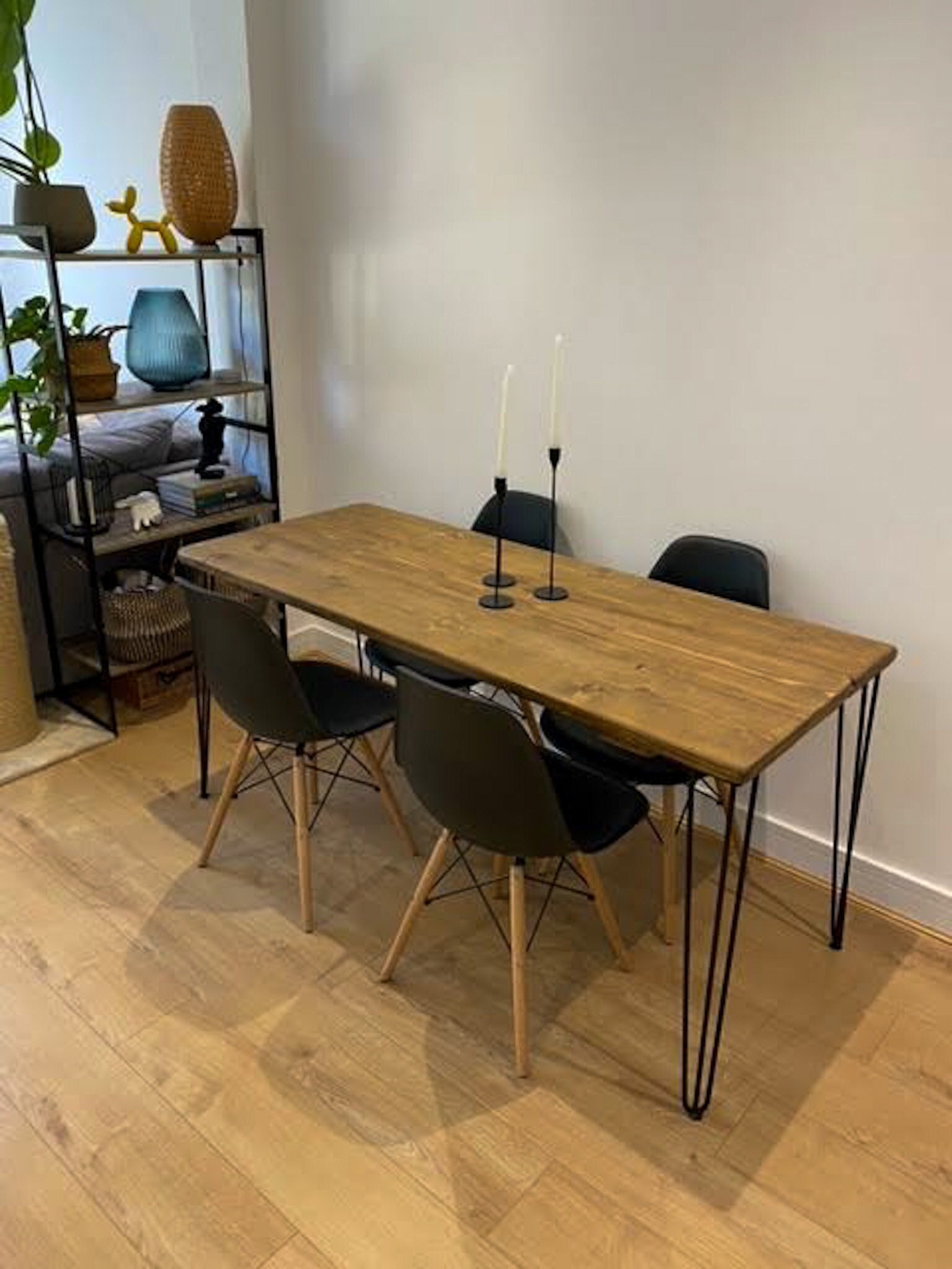 Industrial Style Dining Table Reclaimed Wood Dining Table Etsy UK