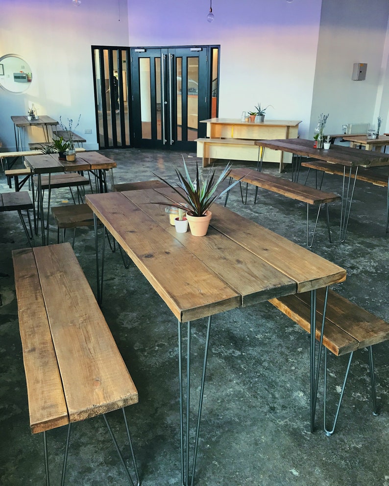 Reclaimed Dining Table Indoor or Outdoor Garden Use Etsy