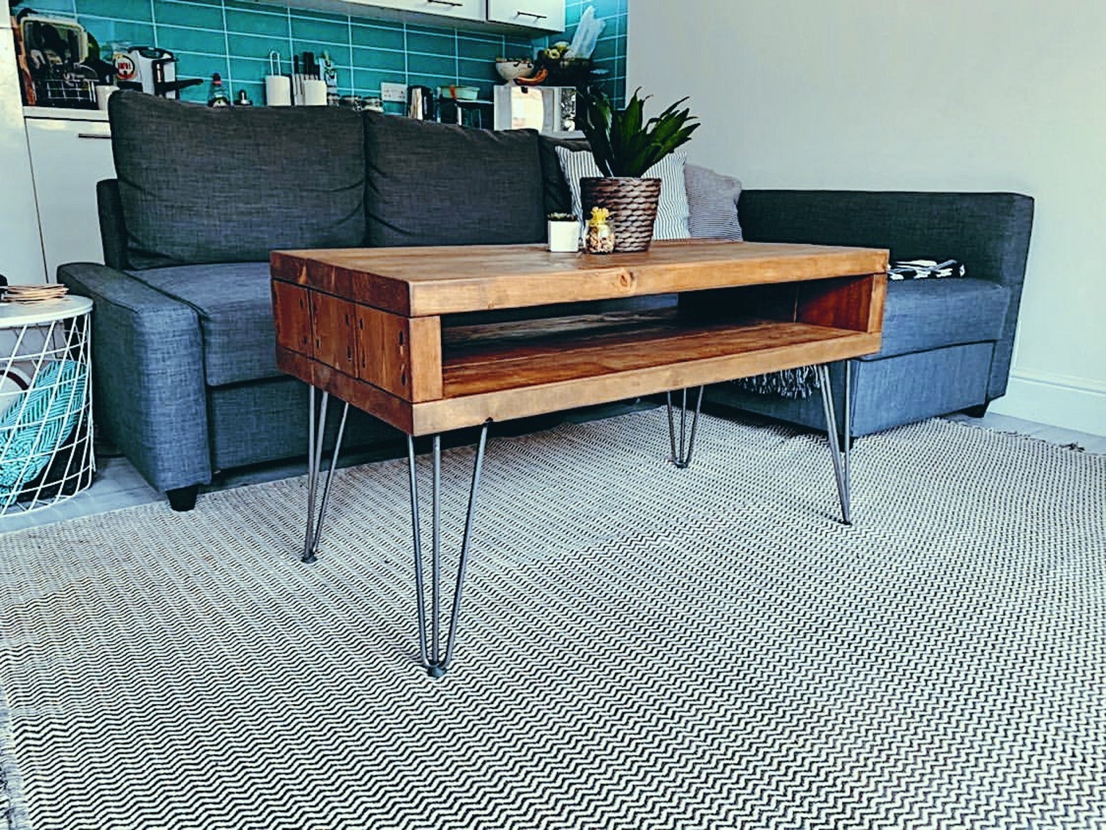 Coffee Table With Storage Rustic Coffee Table Reclaimed | Etsy UK