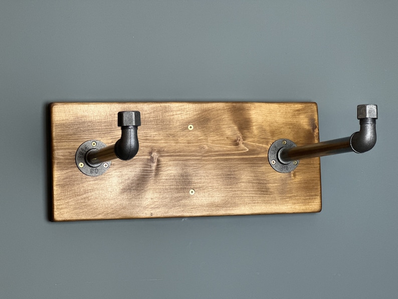 Rustic Bike Rack Industrial Rustic Bike Rack. Wall Mounted Bike Display Rack. Wooden ...
