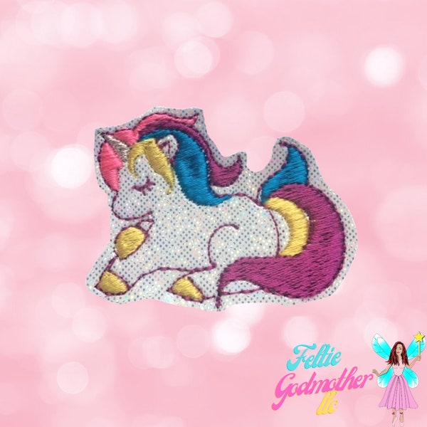Instant Download Rainbow Unicorn Feltie Machine Embroidery Design, Machine Embroidery Design