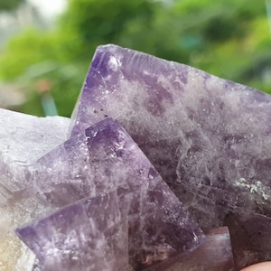 Violet/Purple Fluorite Crystal Cluster Specimen, Weardale, Uk