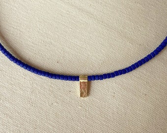925 Sterling Silver Necklace, Gold Drop Necklace, Gold Plate Necklace, Red String Necklace, Minimal Red Necklace,