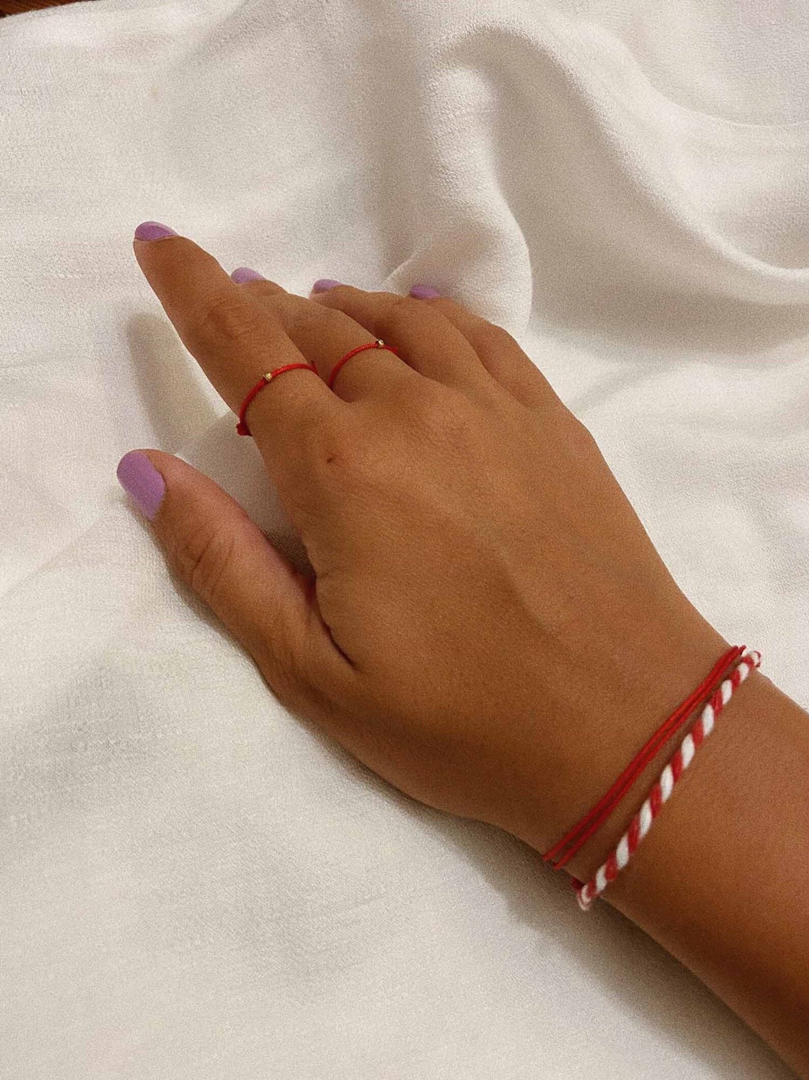 Red String of Fate Ring Red String Ring Promise Ring Red Etsy
