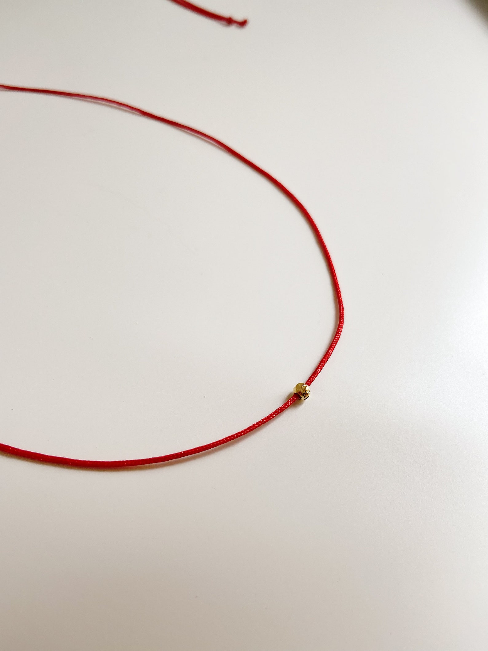 Red String Choker Pretection Jewelry Kaballah Red Necklace Etsy