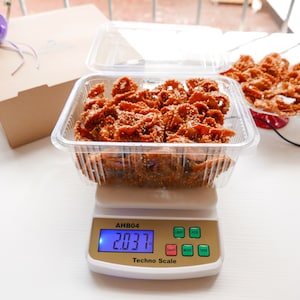 CHEBAKIA moroccan cookies for ramadan, homemade pastry with almonds 2 lbs