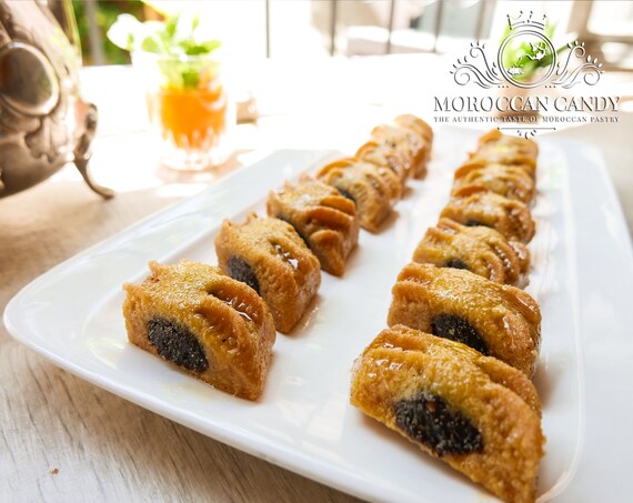 Medjool Dates Filled Cookies Semolina Makroute Homemade Eid Etsy