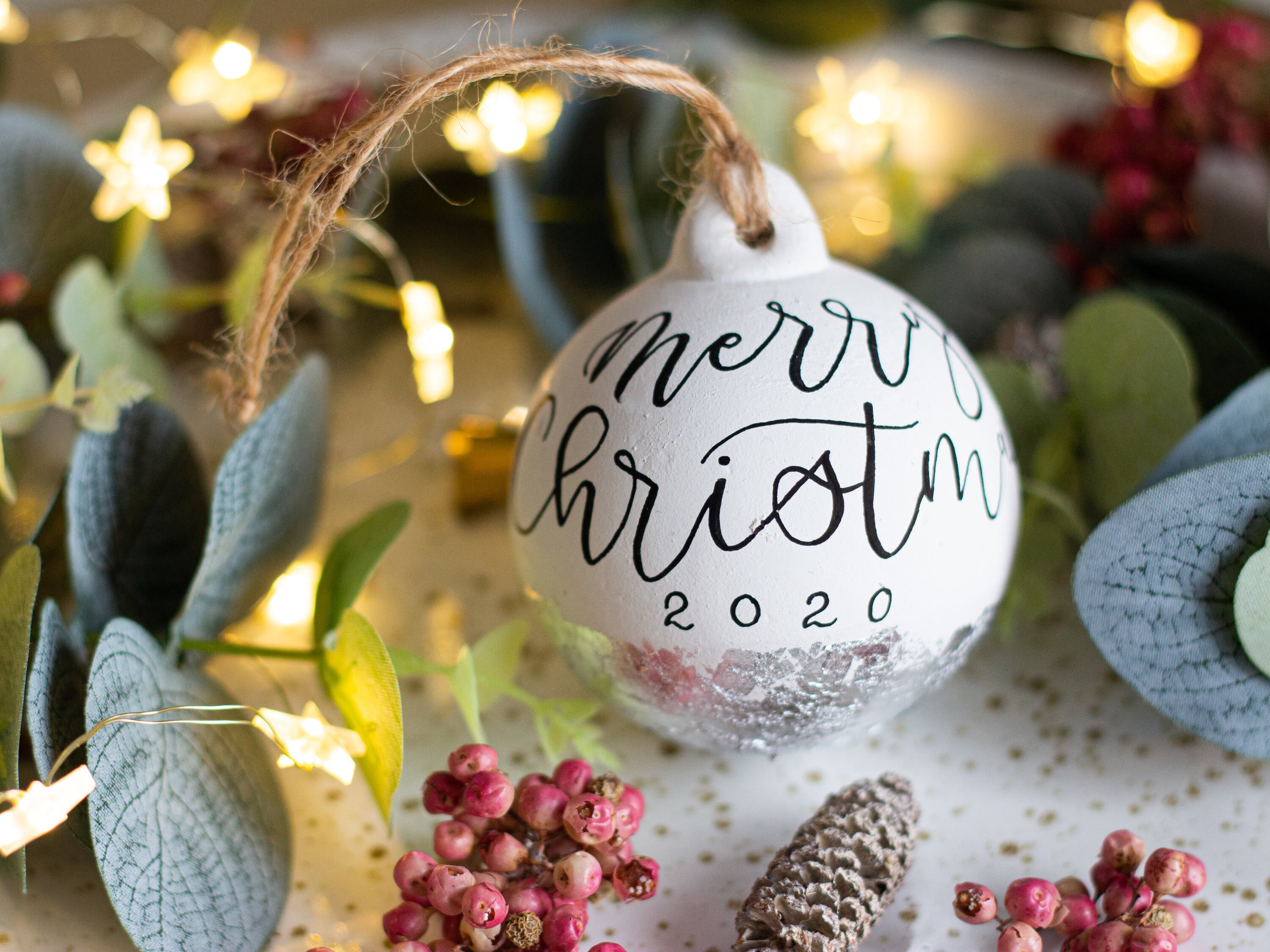 Personalised Christmas Bauble Custom Christmas Ornaments | Etsy UK