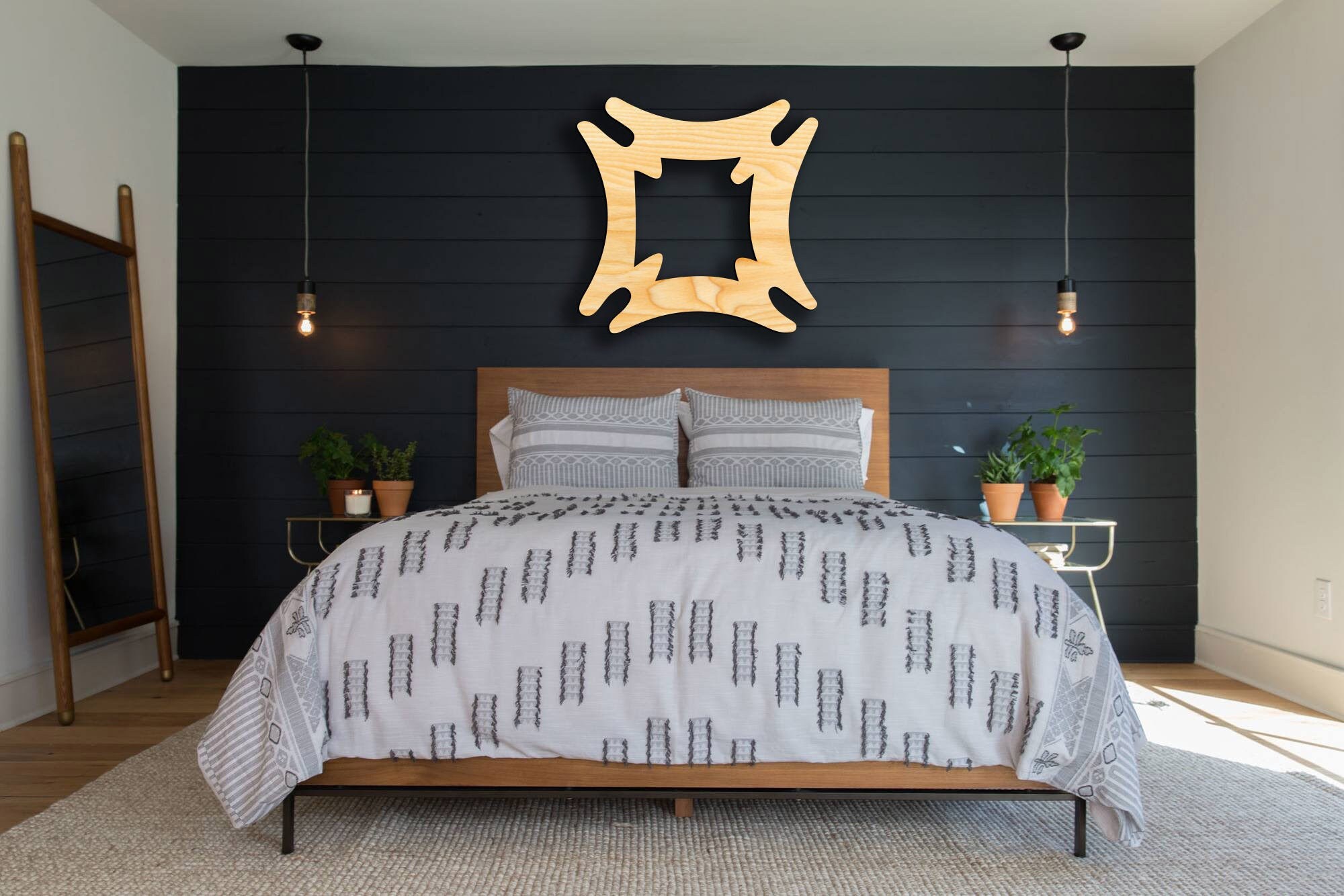 FIHANKRA security and safety wall decor from wood Adinkra Etsy