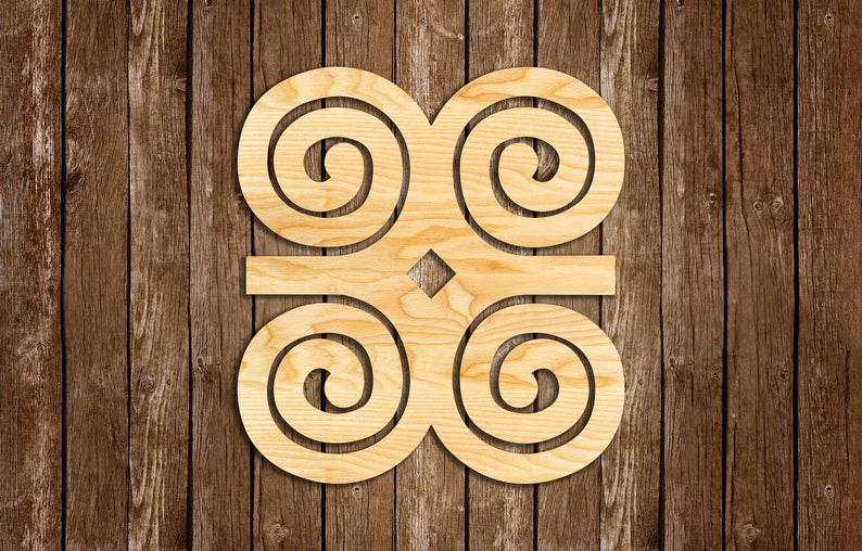 war horn wood sign AKOBEN Adinkra African Kente Africa wooden wall art ...