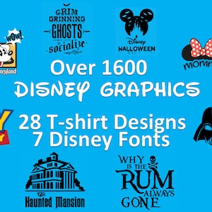 Over 1600 Graphic files labor charge. Starter Package for Cup and Shirts Designers, PNG SVG, Includes fonts!