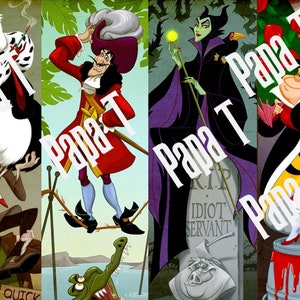 Villains Haunted Mansion Stretch Painting Prints: 600 DPI (Digital Download)