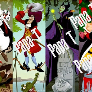 High Resolution Villains Haunted Mansion Stretch Painting Graphic files labor charge. All four, in JPG and 600 dpi quality!