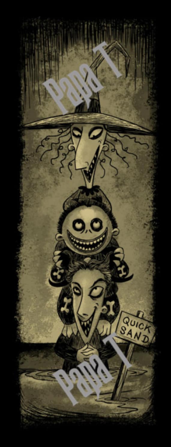 Nightmare Before Christmas Haunted Mansion Stretch Painting