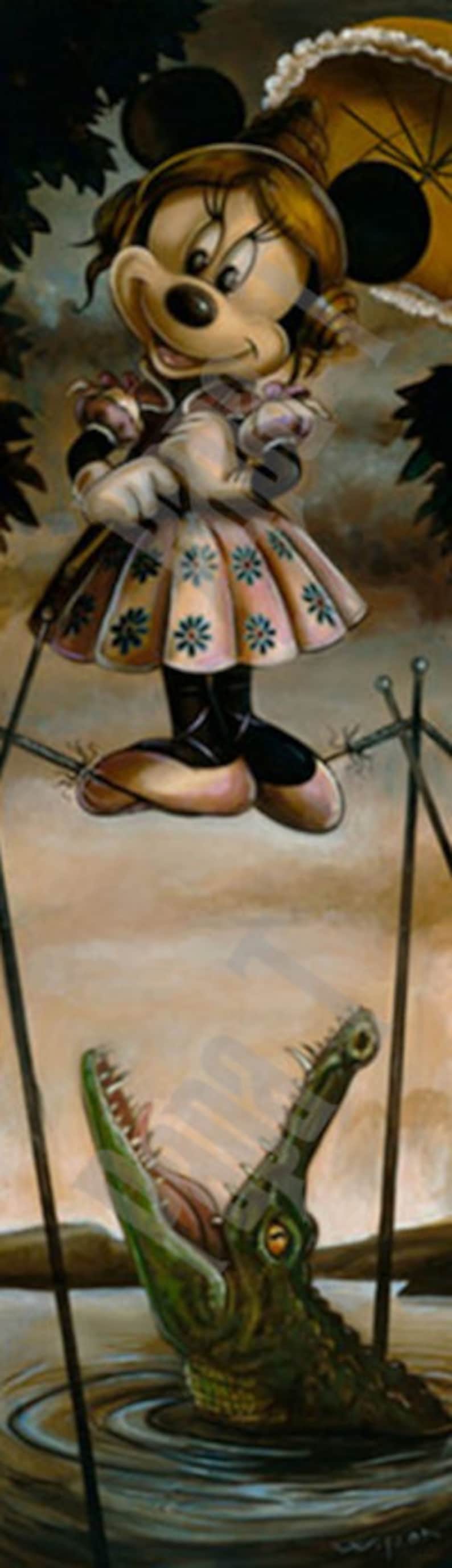 Full Size Mickey and Friends Haunted Mansion Stretch Painting Etsy