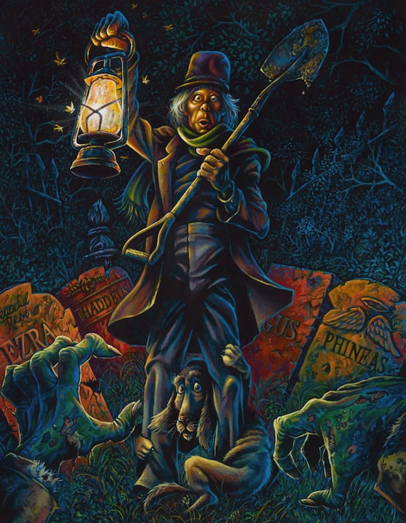 Haunted Mansion Caretaker Poster: Full Size Printable Graphic (Digital  Download)