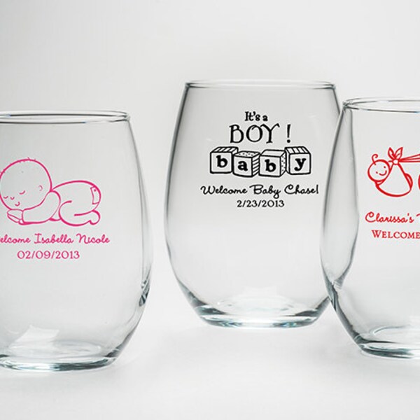 Bulk Personalized Stemless Wine Glasses Etsy