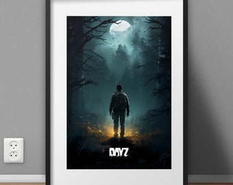 Gaming Poster – A3 DayZ Poster, Day Z HD Print – Easy to Frame – Ideal for Game Room, Man Cave, Gaming Enthusiasts