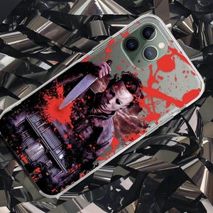 Halloween Case voor iPhone 16 15 14 13 17 11 Pro Max slasher Case voor Samsung S24 S23 Ultra Plus killer Case Google pixel 9XL 8 7