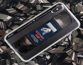VHS iPhone 15 14 13 17 16 Pro Max XS XR 8 Plus-hoesje, horrorfilm voor Samsung S23-hoesje, Halloween Google-pixelhoesje, retro VHS-telefoonhoesje