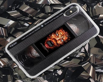 Funda VHS para iPhone 15, 14, 13, 17, 16 Pro Max, Xs, Xr, X, 8 Plus, póster de película de terror para Samsung S20, funda de Halloween para Google Pixel, funda retro VHS