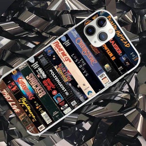 VHS Horror Tape Case for iPhone 16 15 14 13 17 11 Pro Max iPhone Case for Samsung S24 S23 Ultra Plus Scary VHS Case Google pixel 9XL 8 7