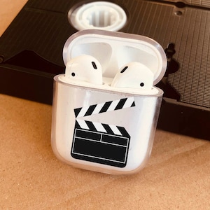 Clapboard Nummer Clear AirPods Hülle Schutzhaut Für Airpod Lade proective Hülle Cover Zubehör für Apple Airpods Hüllen