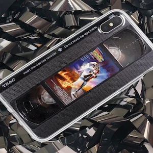 Retro VHS Phone Case for iPhone 15 14 13 mini 17 Pro Max 16 X Soft Cover for Samsung case S23 S22 S21 for Google pixel 8 7 6 5 pro cover