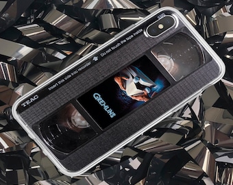 VHS iPhone 15 14 13 17 16 Pro Max Xs Xr X 8 7 6 Plus case, Horror movie for Samsung S20 case, Halloween Google pixel case, Retro VHS phone