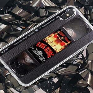 VHS iPhone 15 14 13 17 16 Pro Max Xs Xr X 8 Plus case, Horror movie poster for Samsung S20 case, Halloween Google pixel case Retro VHS case