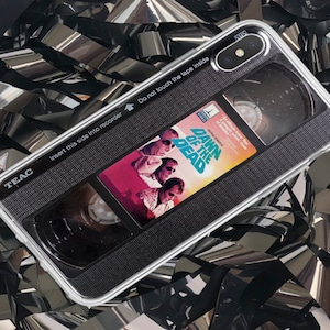 VHS iPhone 15 14 13 17 16 Pro Max Xs Xr X 8 7 6 Plus case, Horror movie for Samsung S20 case, Halloween Google pixel case, Retro VHS phone