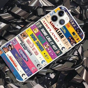 Top 90s Comedy Movies iPhone 17/16/15 Case, 80s 90s Nostalgia Art