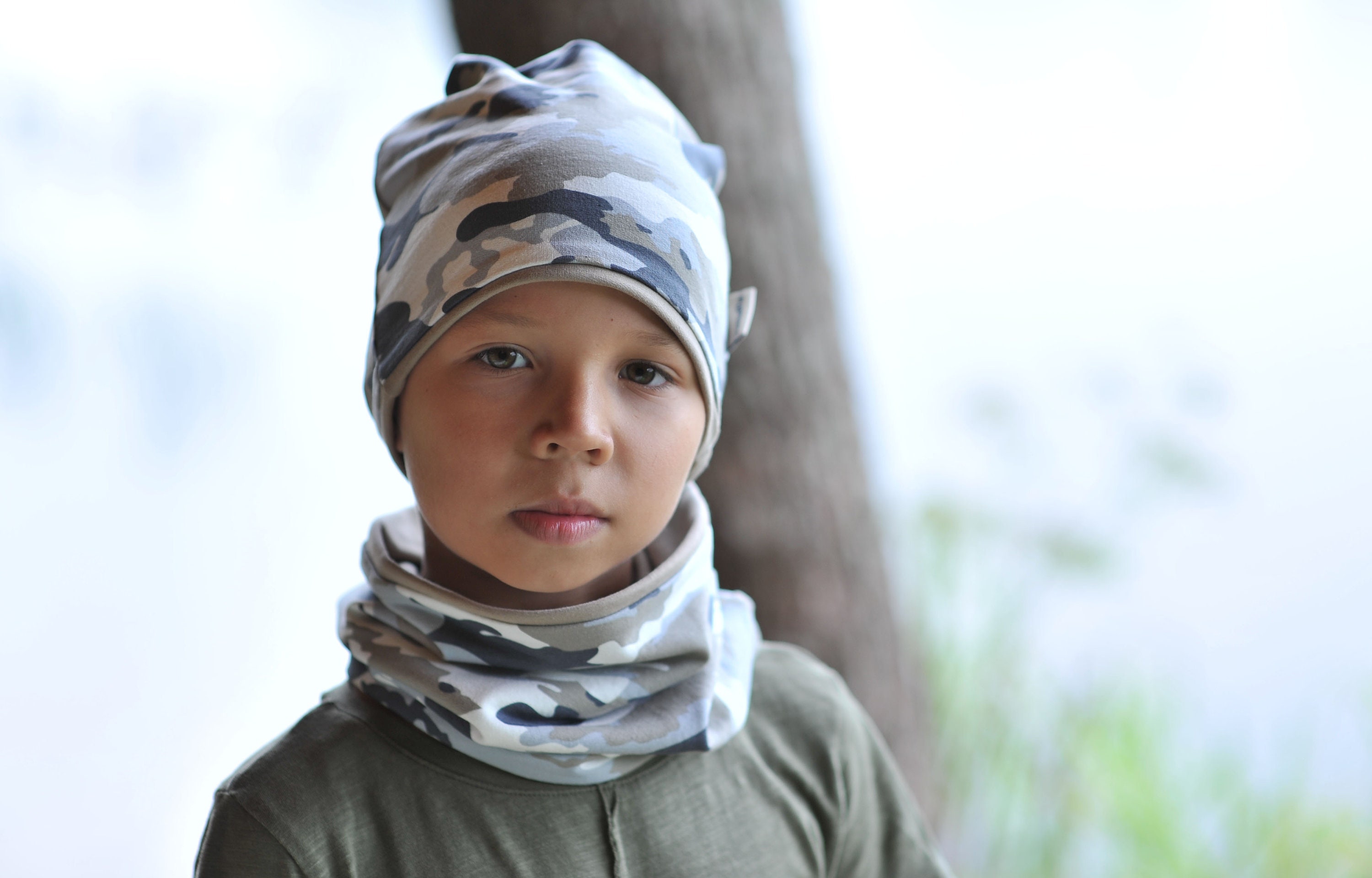 Camo Slouchy Beanie Camouflage Hat for 