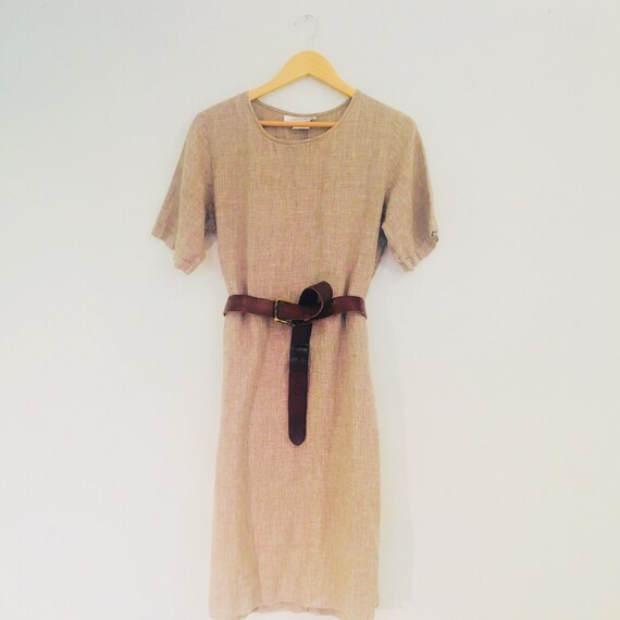 vintage linen dress
