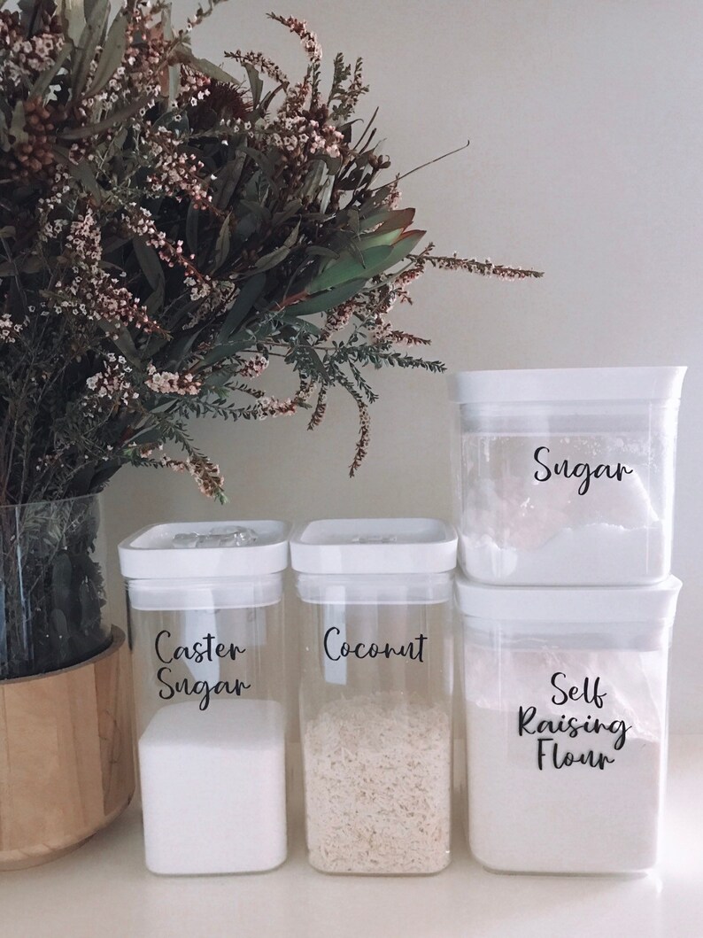 Custom Pantry Labels Etsy