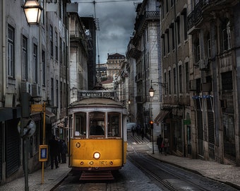 Lisbon Tram 28 | Portugal | fine art print | color | Contemporary Art Prints | Living Room Décor | city | wall art | Canvas | Travel