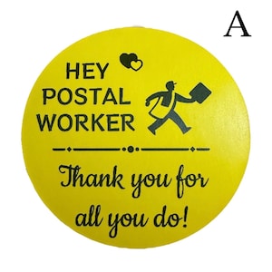 Gracias pegatinas USPS - Paquete de 50
