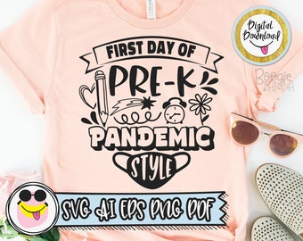 First Day Pre K Svg Etsy