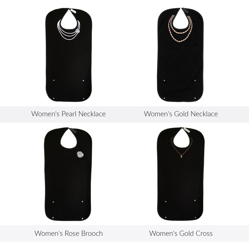 Classy Pal Adult Bib for Women with Embroidered Design. image 10