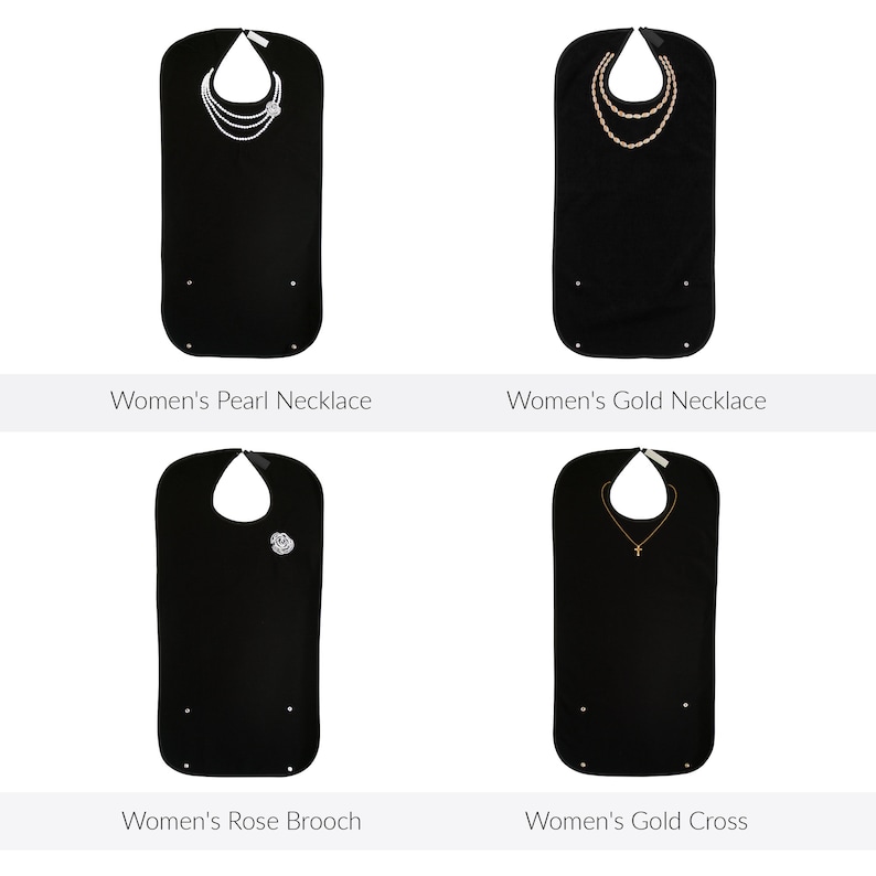 Classy Pal Adult Bib for Women with Embroidered Design. image 10