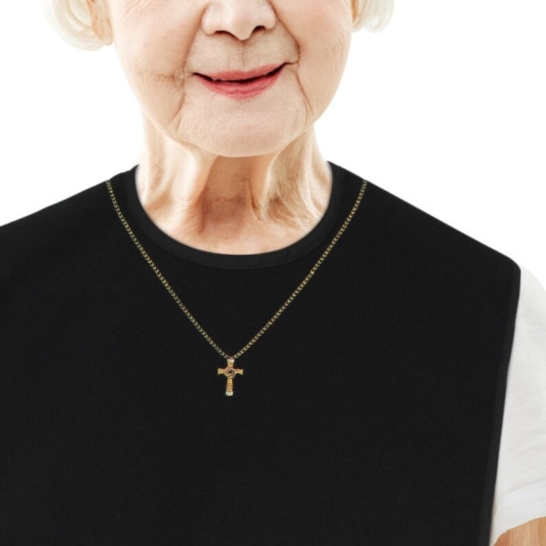 Classy Pal Adult Bib for Women with Embroidered Design. image 1