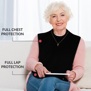 Classy Pal Adult Bib for Women with Embroidered Design. image 2